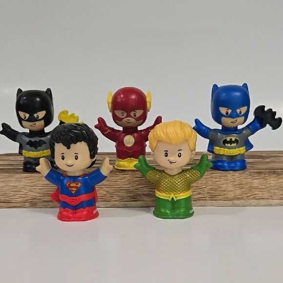 Little People 2020 Mattel DC Comics Super Heros Figures Lot - Picture 1 of 16